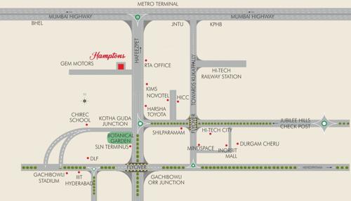  hamptons Images for Location Plan of ARK Hamptons