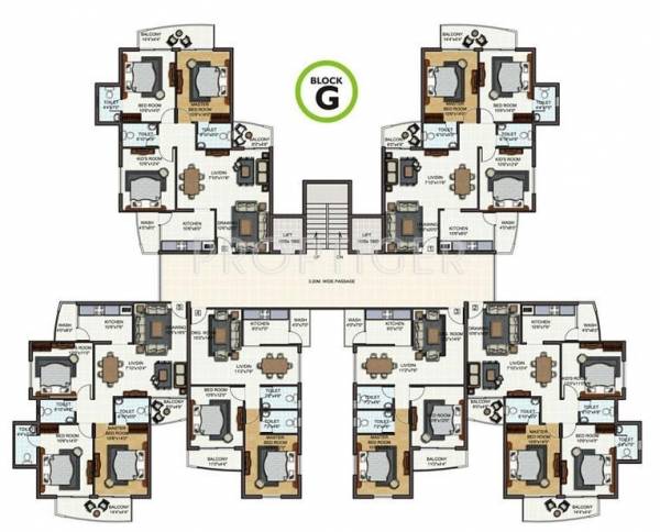 Images for Cluster Plan of Sunil Ocean Park Images for Cluster Plan of Sunil Ocean Park