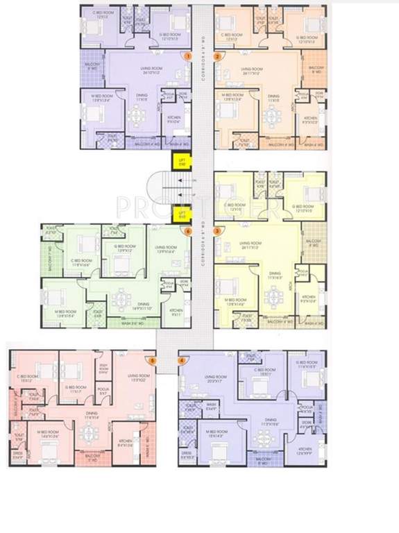  polygon Images for Cluster Plan of Udaya Heights Polygon