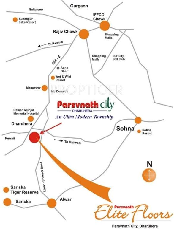 Images for Location Plan of Parsvnath Elite Floors