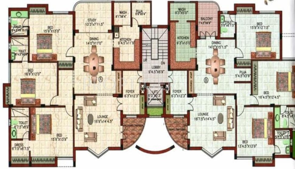  palacio Tower 1 Cluster Plan