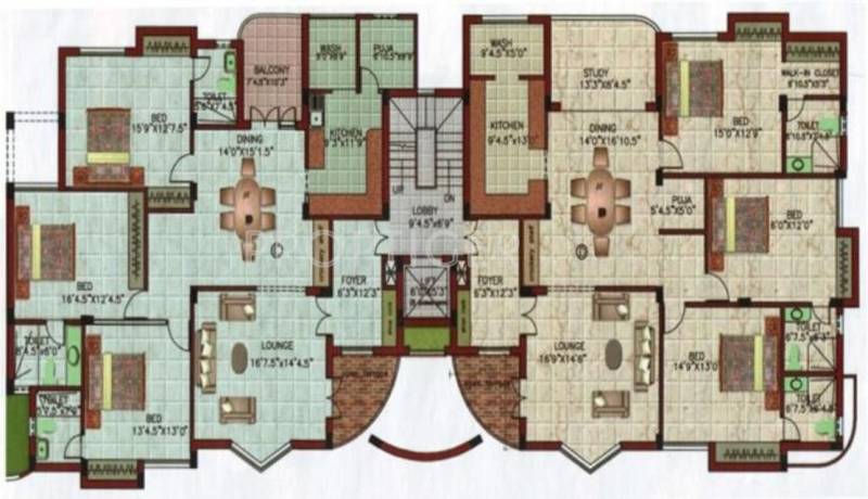  palacio Tower-2 Cluster Plan