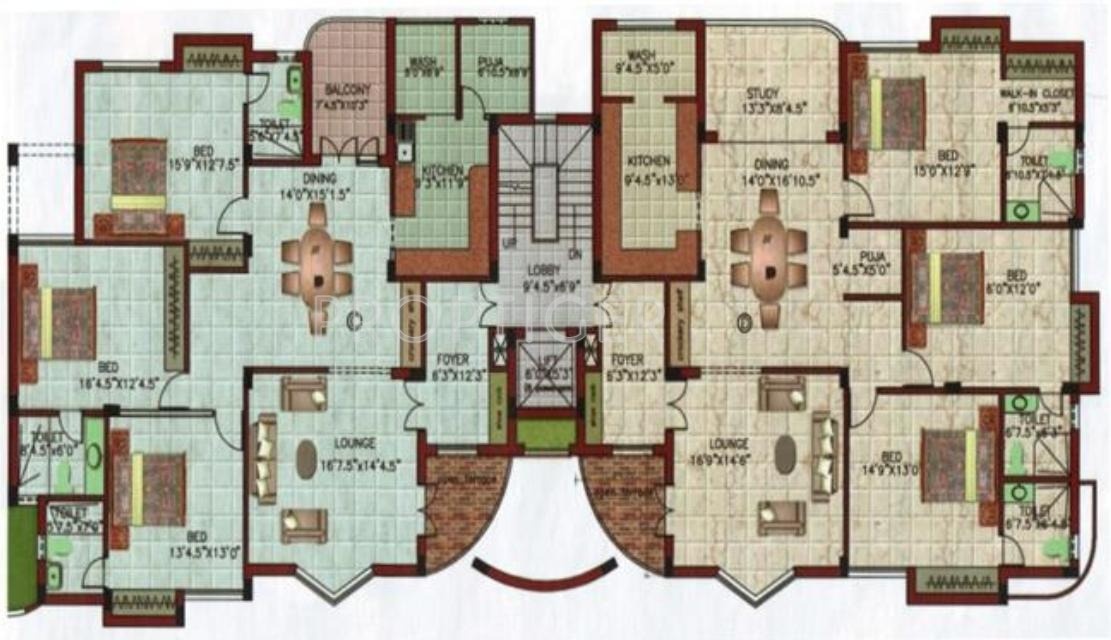  palacio Tower 2 Cluster Plan