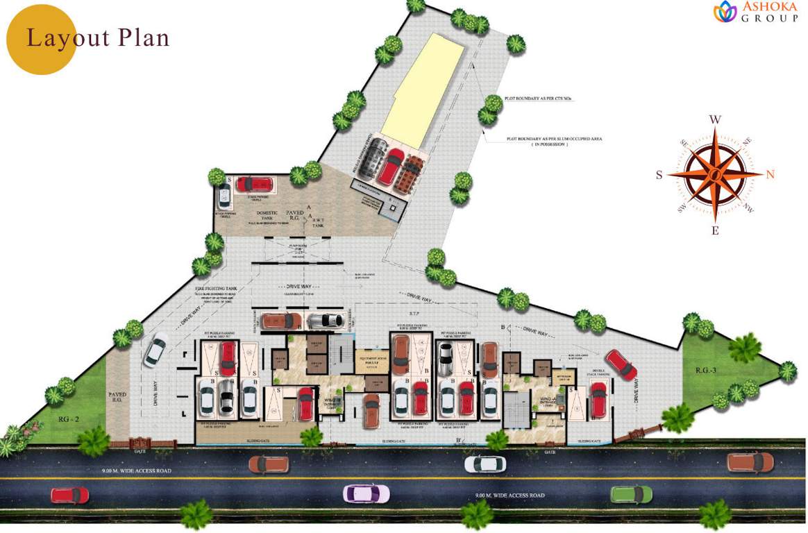  ashoka heights Layout Plan