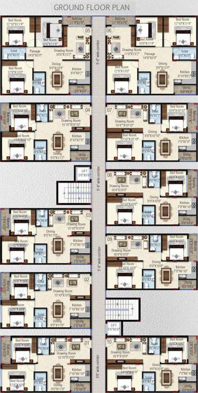 Images for Cluster Plan of KR Madhav Heights