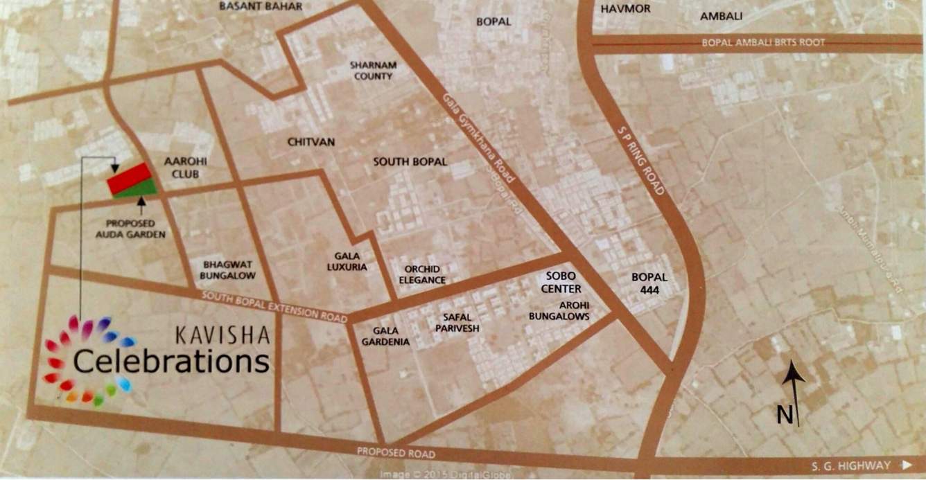 celebrations Images for Location Plan of Kavisha Celebrations