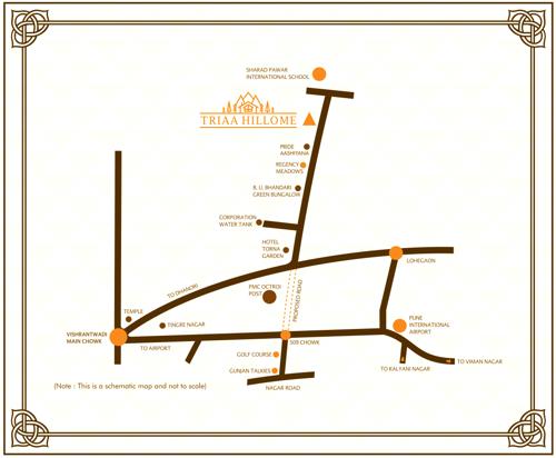  hillome Images for Location Plan of  Triaa Hillome