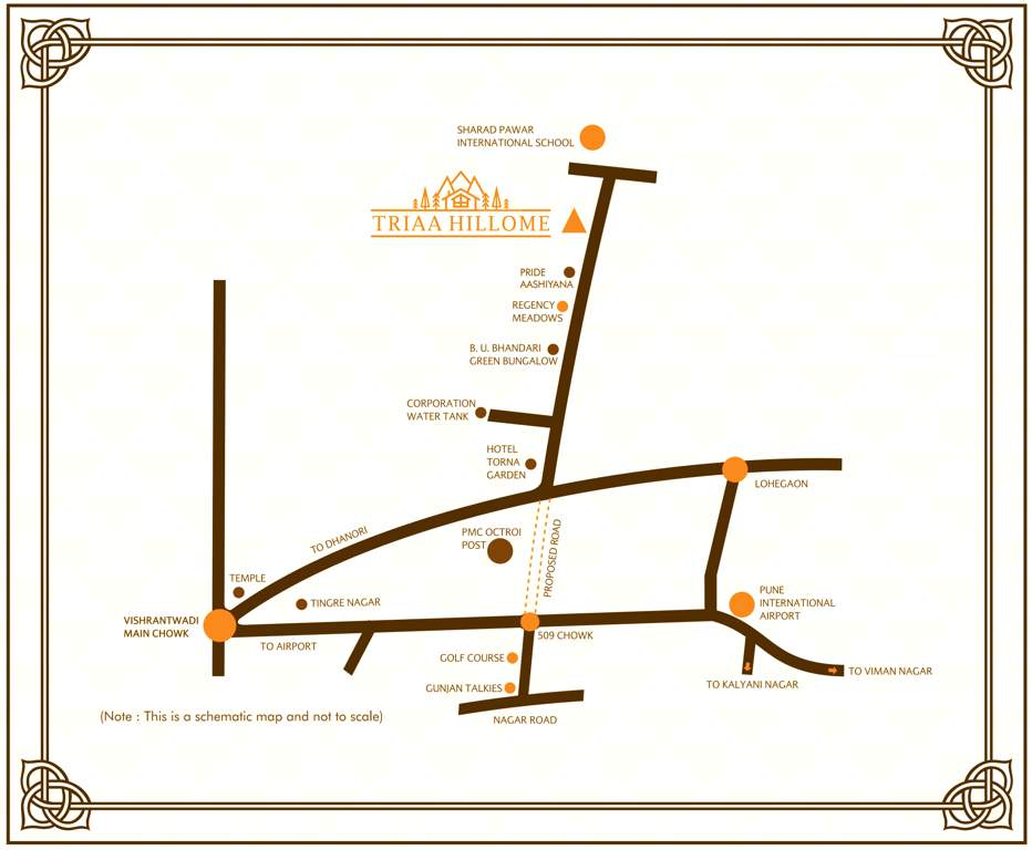 hillome Images for Location Plan of Triaa Hillome