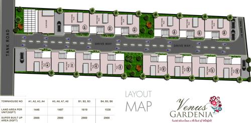  gardenia Images for Layout Plan of Venus Gardenia