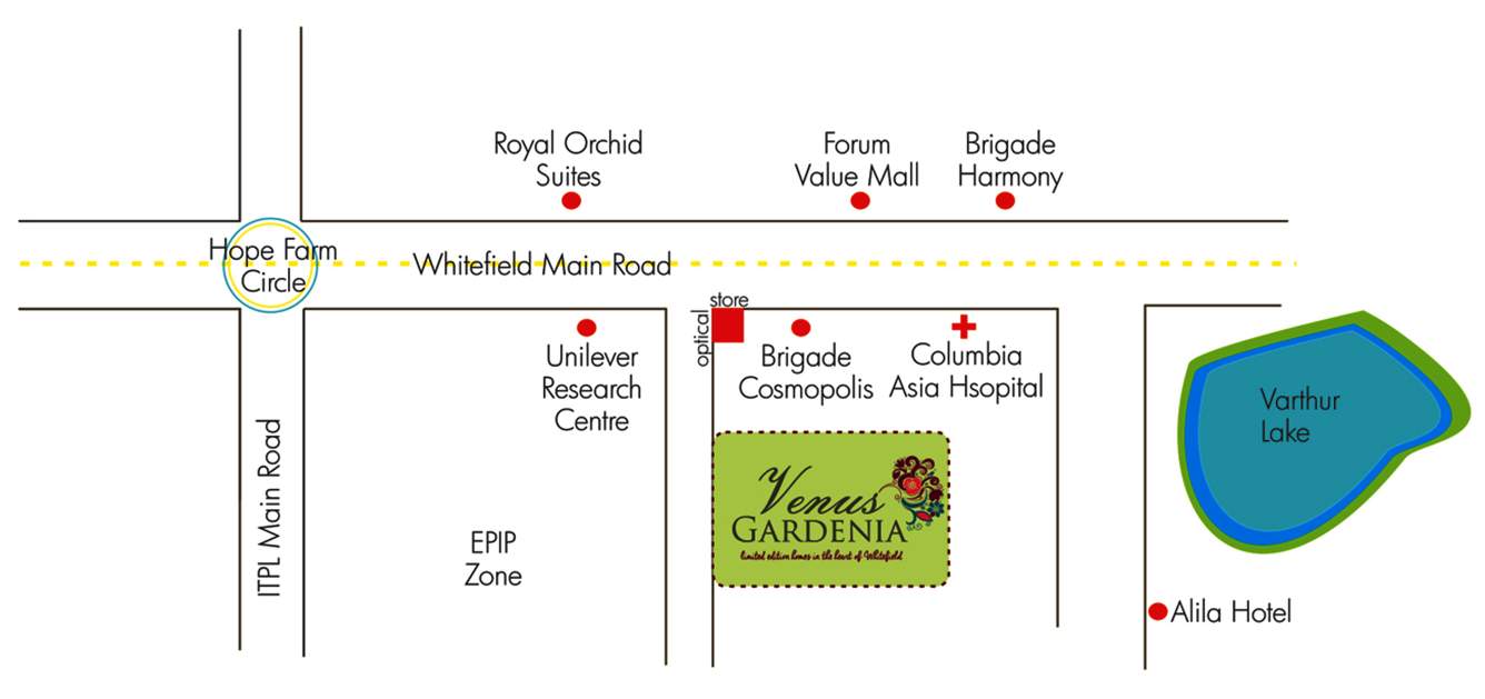 gardenia Images for Location Plan of Venus Gardenia