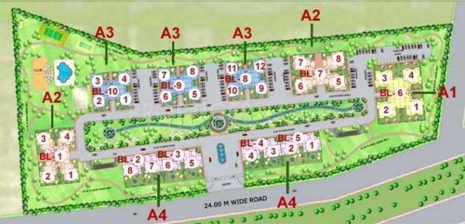 heights Images for Site Plan of Purvanchal Heights