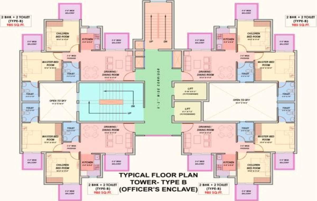  officers enclave Images for Cluster Plan of Supertech Officers Enclave