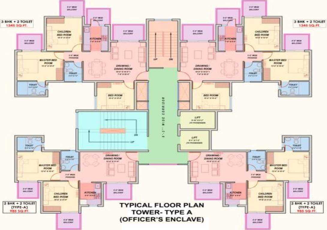  officers enclave Images for Cluster Plan of Supertech Officers Enclave