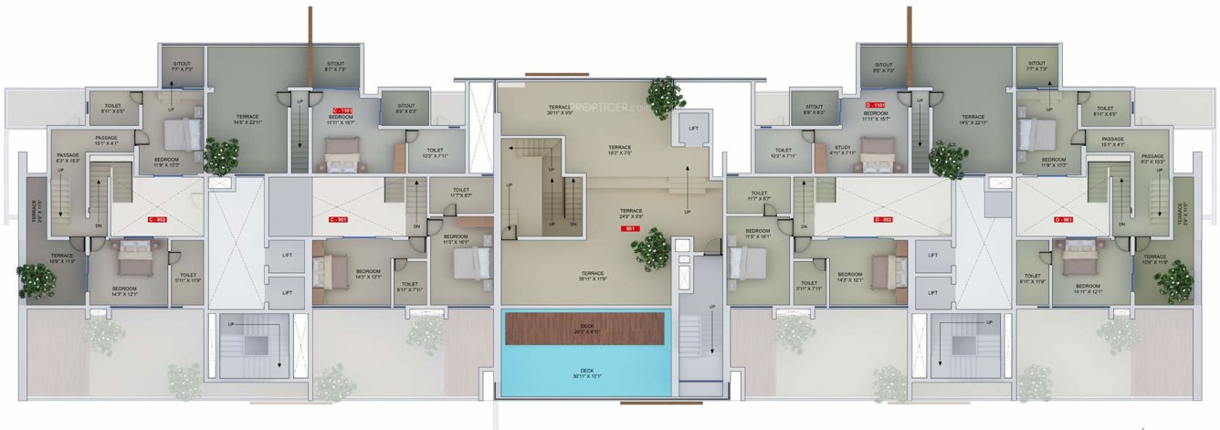 Images for Cluster Plan of Mohar Luxe Towers