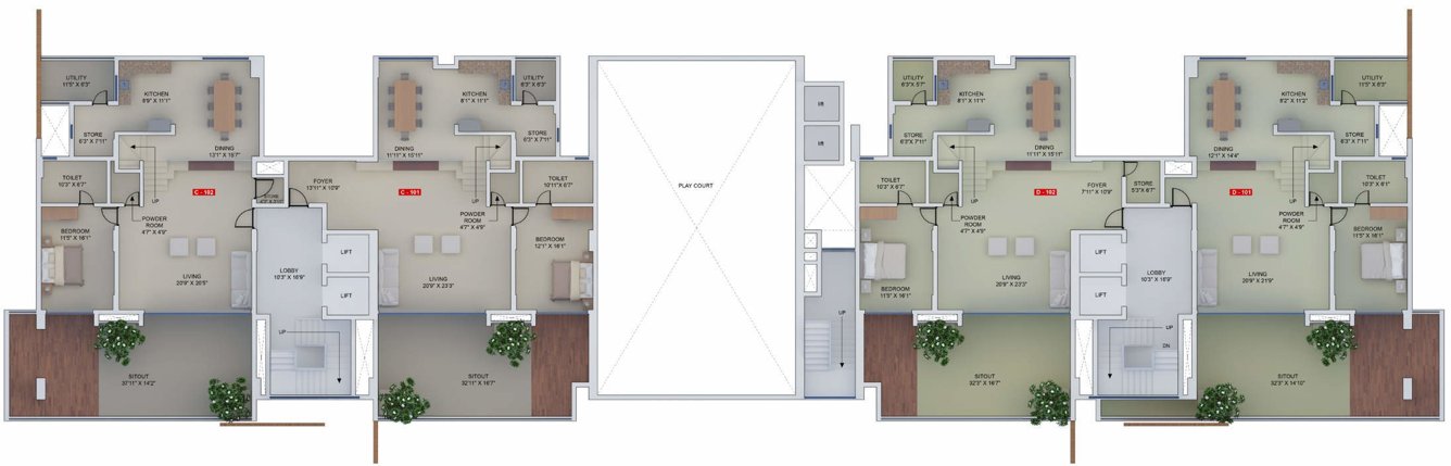 Images for Cluster Plan of Mohar Luxe Towers