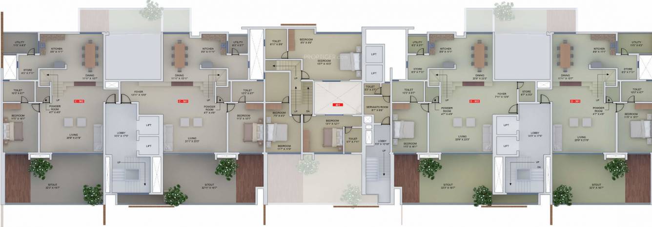 Images for Cluster Plan of Mohar Luxe Towers