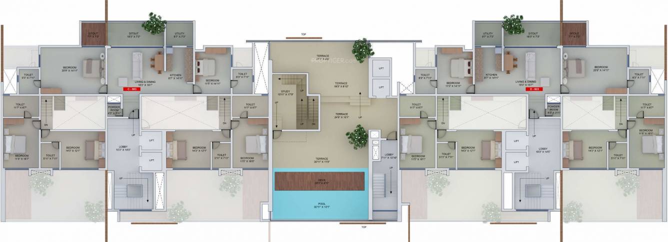Images for Cluster Plan of Mohar Luxe Towers