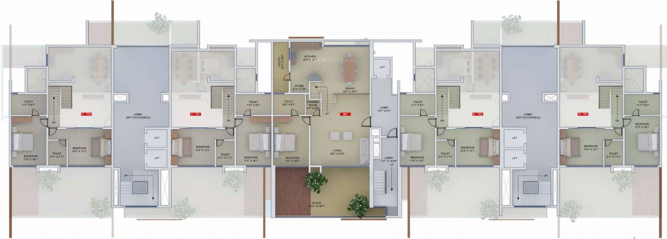 Images for Cluster Plan of Mohar Luxe Towers