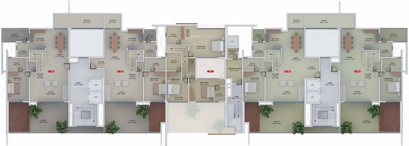 Images for Cluster Plan of Mohar Luxe Towers
