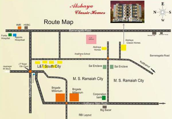 Images for Location Plan of Akshaya Bangalore Classic Homes Images for Location Plan of Akshaya Bangalore Classic Homes