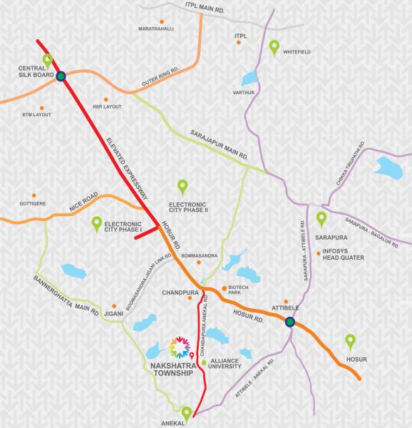 Images for Location Plan of Aashrithaa Nakshatra Plots