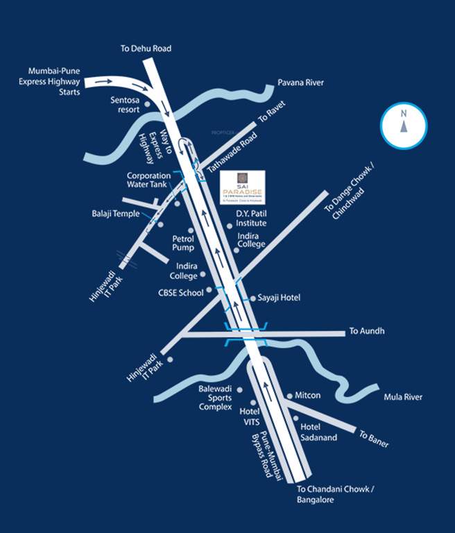 sai paradise Images for Location Plan of Wadhwani Sai Paradise