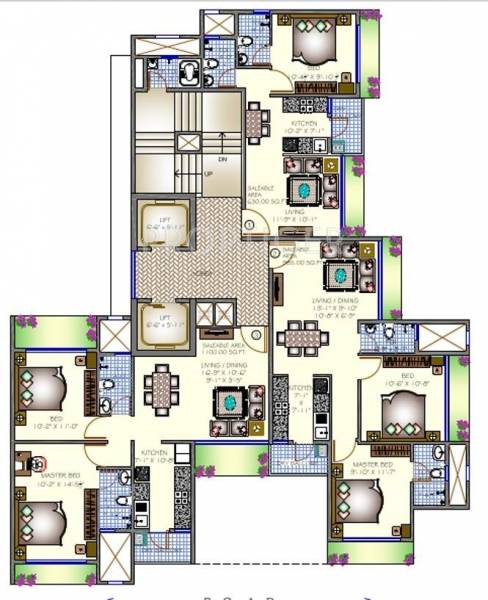 Images for Cluster Plan of Dipti Flora Images for Cluster Plan of Dipti Flora