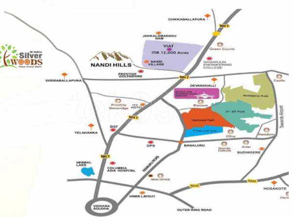 Images for Location Plan of Sri Silver Woods Images for Location Plan of Sri Silver Woods