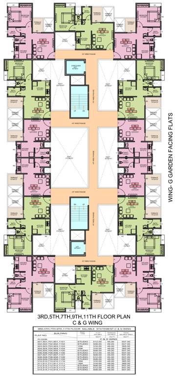  aqua Tower B Cluster Plan