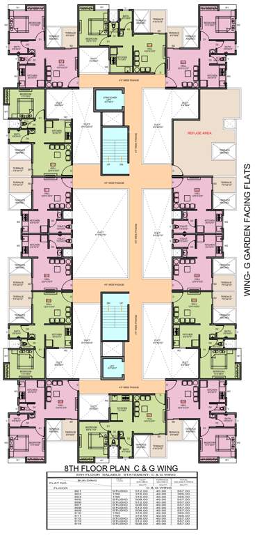  aqua Tower D Cluster Plan