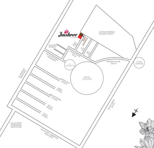  jaishree Images for Location Plan of Nahar Jaishree