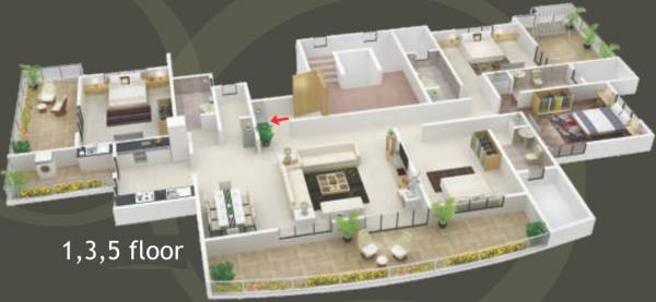 Images for Cluster Plan of Apratim Panorama