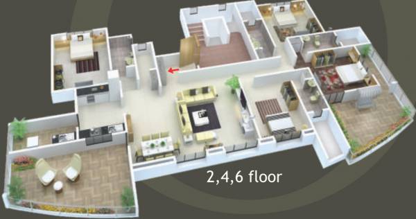 Images for Cluster Plan of Apratim Panorama