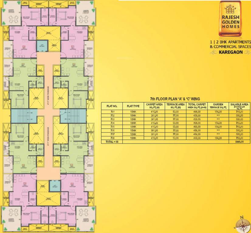 Images for Cluster Plan of Rajesh Golden Homes