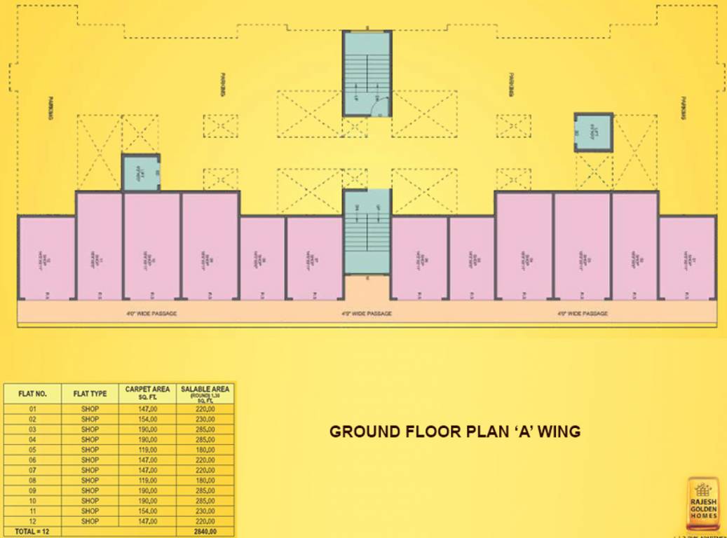 Images for Cluster Plan of Rajesh Golden Homes