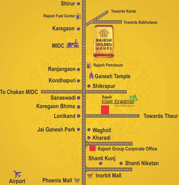 Images for Location Plan of Rajesh Golden Homes