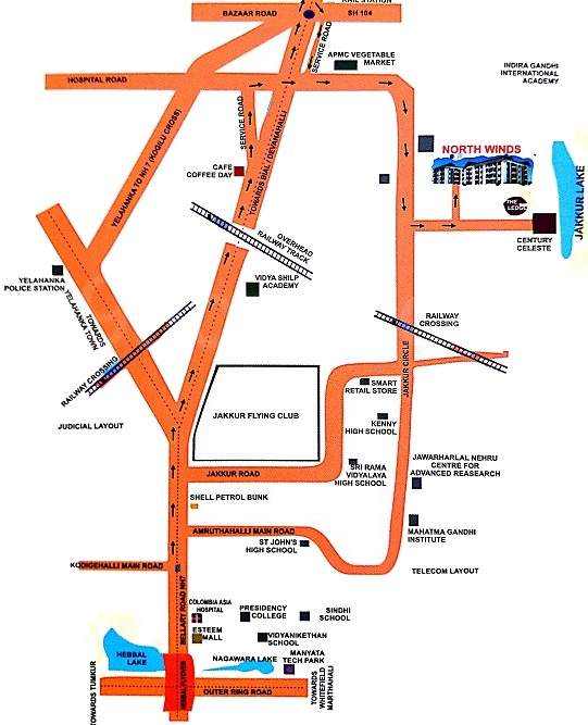 north winds Images for Location Plan of Gagan North Winds