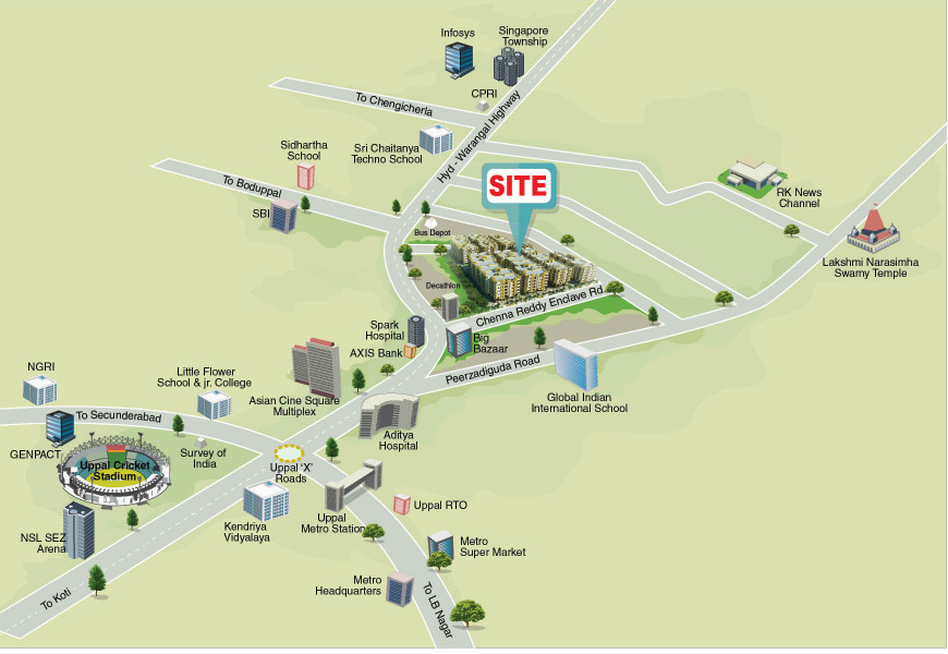  anandamai Location Plan