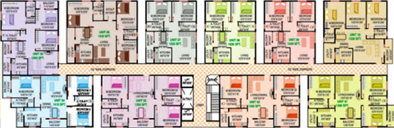  pearl Images for Cluster Plan of Rangashree Pearl