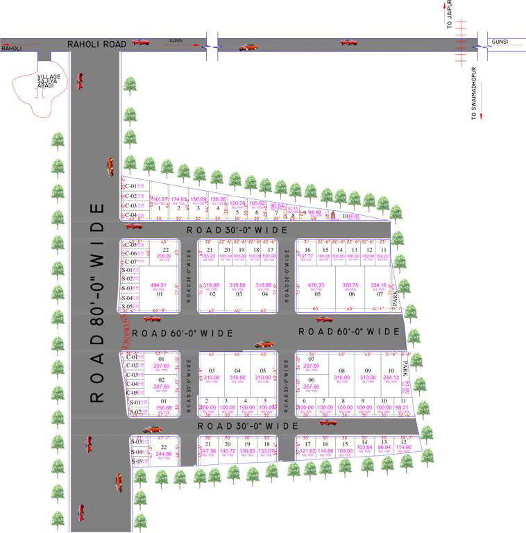 Images for Layout Plan of Dwarkadeesh Shri Ram Vatika