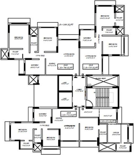 Images for Cluster Plan of Aditya Harismruti Premises CHS LTD