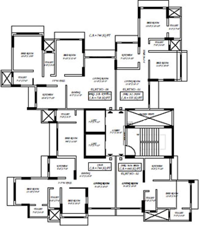 Images for Cluster Plan of Aditya Harismruti Premises CHS LTD
