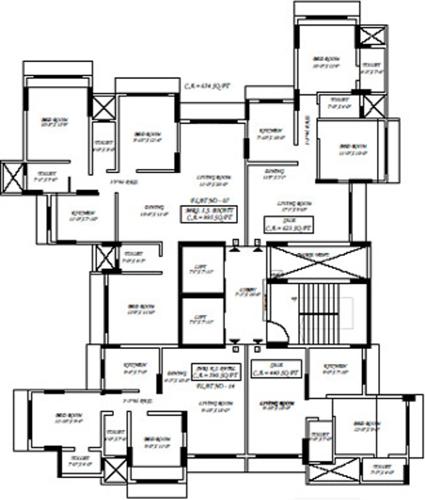 Images for Cluster Plan of Aditya Harismruti Premises CHS LTD