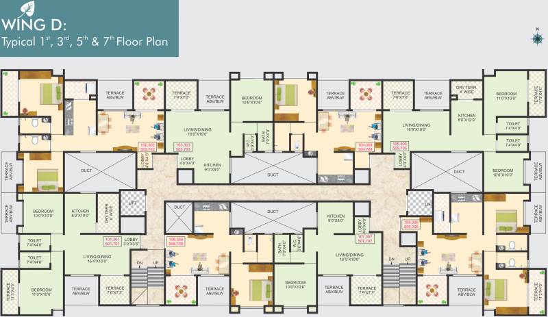 Images for Cluster Plan of Jagdamba Nisarg Residency