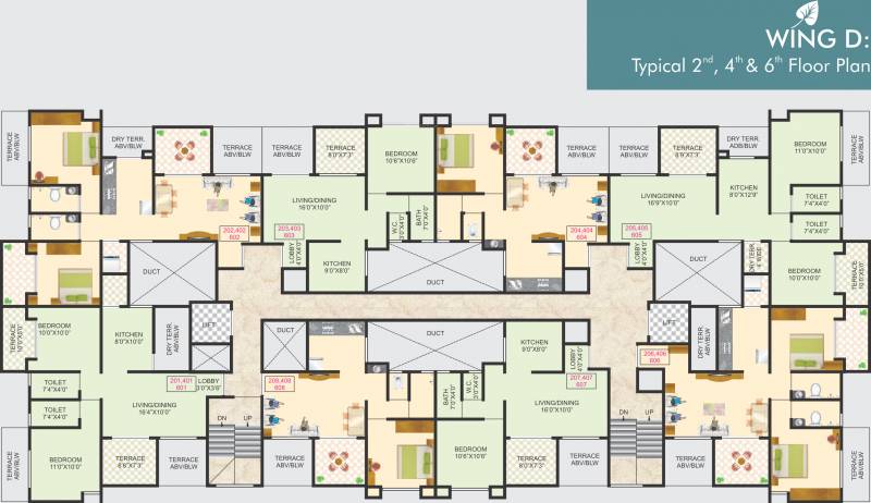 Images for Cluster Plan of Jagdamba Nisarg Residency