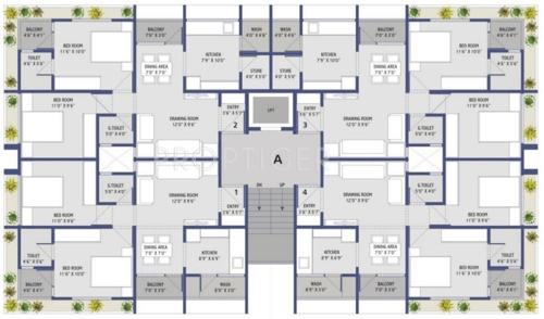  aavika Images for Cluster Plan of Siddhidhata Aavika