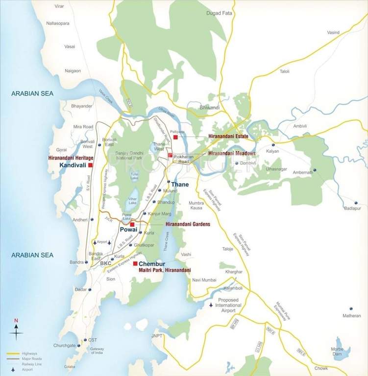 estate rodas enclave Images for Location Plan of Hiranandani Estate Rodas Enclave