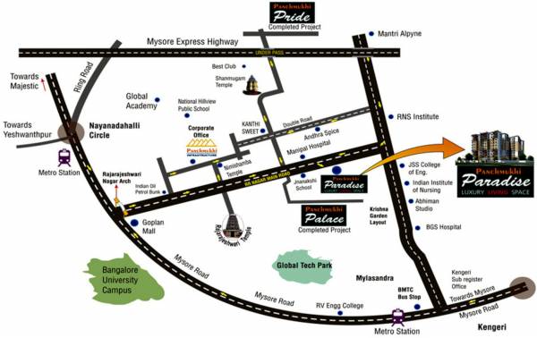  paradise Location Plan