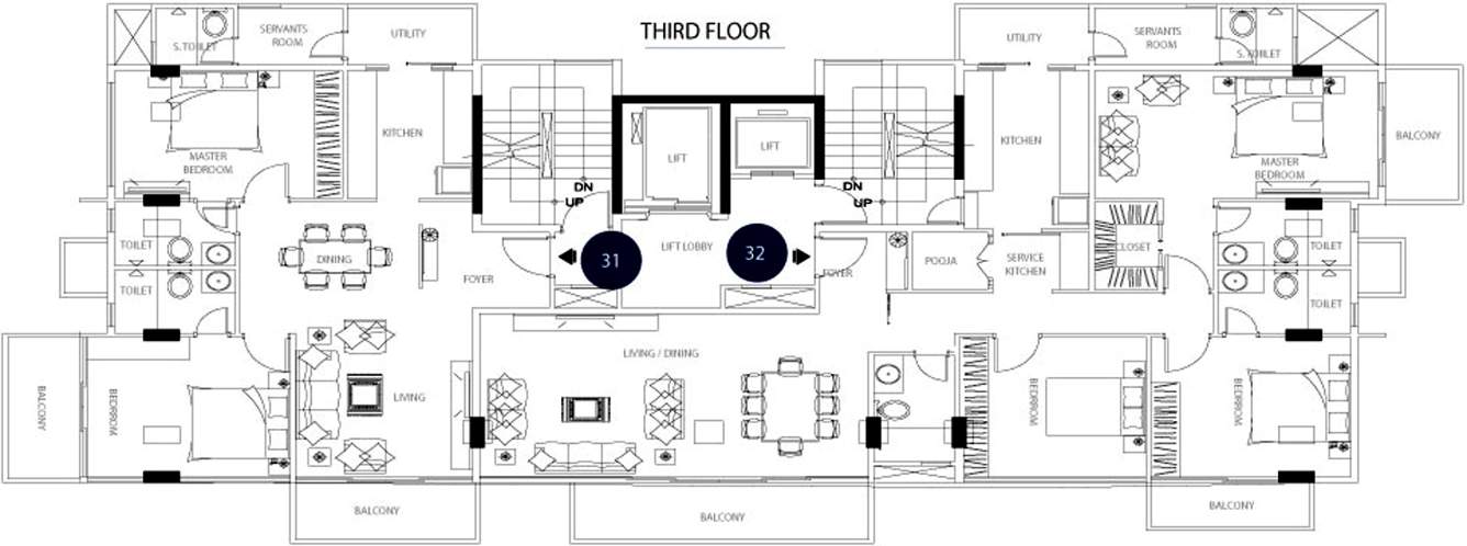  ahuja laguna Images for Cluster Plan of SKAV Developers Ahuja Laguna