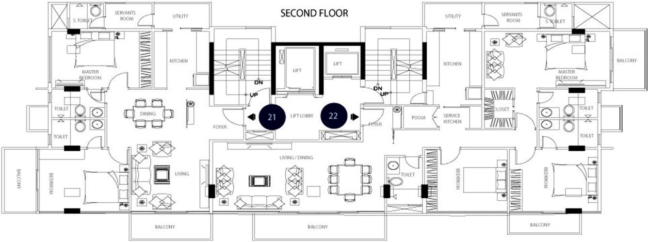  ahuja laguna Images for Cluster Plan of SKAV Developers Ahuja Laguna